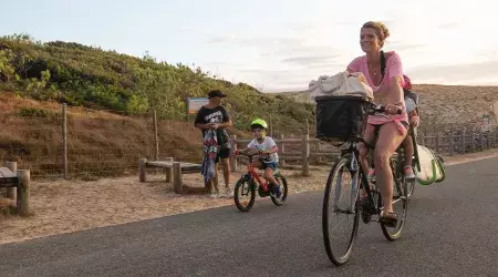 Vélo au camping Les Oyats